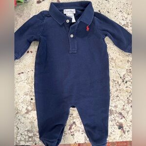Ralph Lauren Navy Blue Kids One Piece
